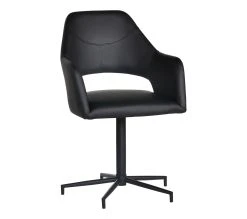 Bon marché ✔️ TIME Fauteuil KURO polyur&eacute;thane noir 😀 -Espace Déco Magasin 4894223229180 Q