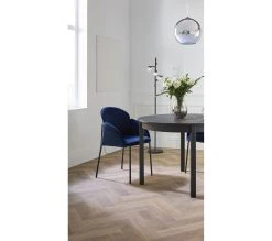 Offres ⭐ TIME Chaise velours MARTHE bleu ⌛ -Espace Déco Magasin 4894223229227 AMB9 236640