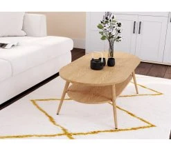 Vente flash 😍 Table basse TIME ovale vintage Columbus 😍