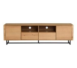 De gros 💯 Long meuble TV L.180 imitation TIME chêne WOODS ⌛ 14 De gros 💯 Long meuble TV L.180 imitation TIME chêne WOODS ⌛ -Espace Déco Magasin 4894223231534 Z2