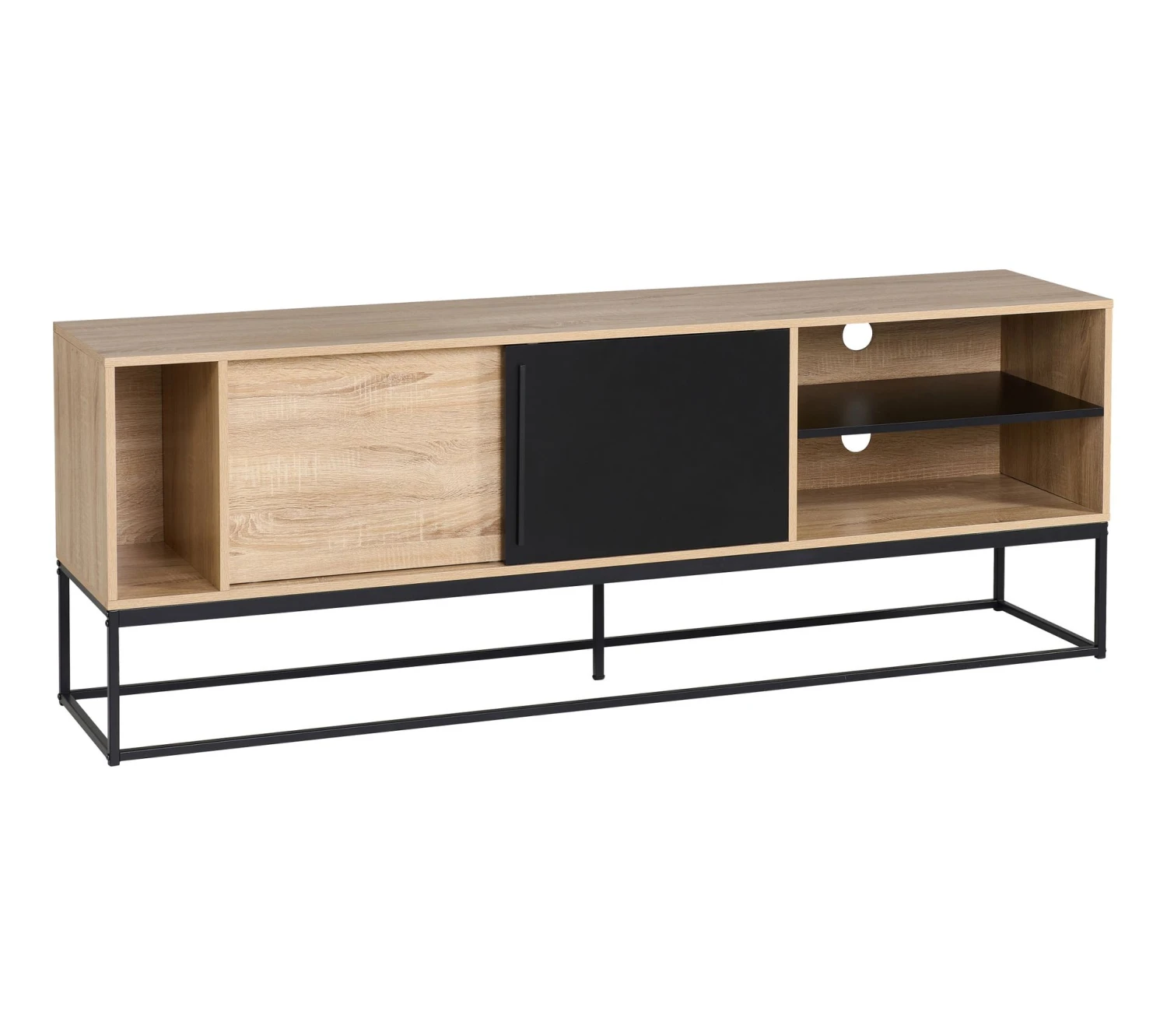 Promo ✨ Meuble TV L.180 TIME imitation chêne VINCENTE 🔔 10 Promo ✨ Meuble TV L.180 TIME imitation chêne VINCENTE 🔔 – Image 8