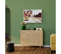 Acheter ⭐ TIME Rangement 3 portes 3 tiroirs COLUMBUS imitation chêne 😍