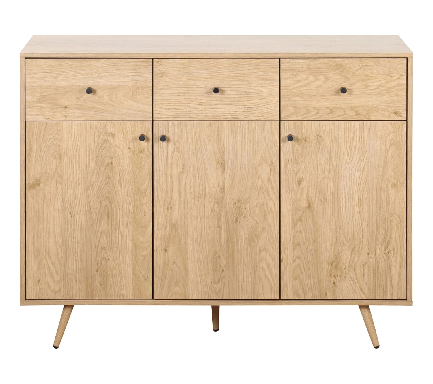 Acheter ⭐ TIME Rangement 3 portes 3 tiroirs COLUMBUS imitation chêne 😍 4 Acheter ⭐ TIME Rangement 3 portes 3 tiroirs COLUMBUS imitation chêne 😍 – Image 2