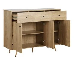 Acheter ⭐ TIME Rangement 3 portes 3 tiroirs COLUMBUS imitation chêne 😍 10 Acheter ⭐ TIME Rangement 3 portes 3 tiroirs COLUMBUS imitation chêne 😍 -Espace Déco Magasin 4894223232296 VO