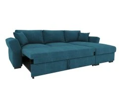 Les meilleures critiques de 👍 TIME Canap&eacute; convertible m&eacute;ridienne r&eacute;versible CASABLANCA tissu Bergamo bleu p&eacute;trole 86 🔥 -Espace Déco Magasin 5907690901554 VO