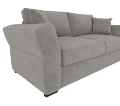 Promo 😀 TIME Canap&eacute; 3 places CASABLANCA tissu Apache gris 3 👍 -Espace Déco Magasin 5907690901783 D