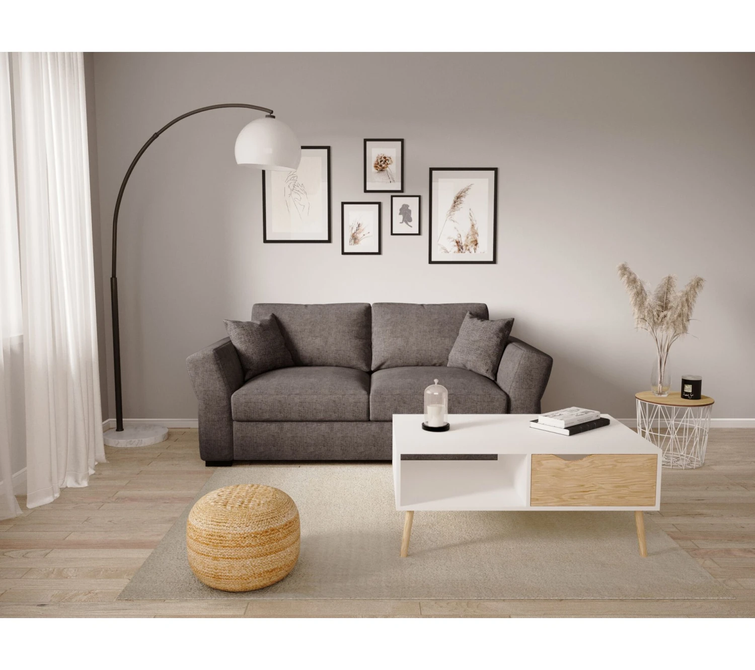 Budget 💯 TIME Canapé 3 places CASABLANCA tissu Apolo granite 13 👏 3 Budget 💯 TIME Canapé 3 places CASABLANCA tissu Apolo granite 13 👏