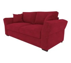 Grosses soldes ✨ TIME Canap&eacute; 3 places CASABLANCA tissu Apolo rouge 25 😍 -Espace Déco Magasin 5907690901837 P