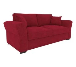 Grosses soldes ✨ TIME Canap&eacute; 3 places CASABLANCA tissu Apolo rouge 25 😍 -Espace Déco Magasin 5907690901837 Q