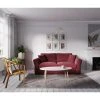 Acheter ⌛ TIME Canap&eacute; 3 places CASABLANCA tissu Bella bordeaux 🌟 -Espace Déco Magasin 5907690901929 AMB3D1