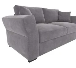 Coupon 🎉 TIME Canap&eacute; 3 places CASABLANCA tissu Bella gris souris ⌛ -Espace Déco Magasin 5907690901943 D