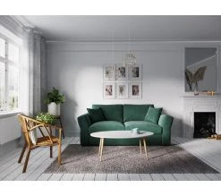Bon marché ✔️ TIME Canapé 3 places CASABLANCA tissu Bella vert 👏