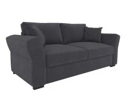 Grosses soldes 😀 TIME Canap&eacute; 3 places CASABLANCA tissu Enjoy graphite 24 🛒 -Espace Déco Magasin 5907690902056 Q