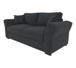 Coupon 🔔 TIME Canap&eacute; 3 places CASABLANCA tissu Malmo noir 96 ⌛ -Espace Déco Magasin 5907690902148 P