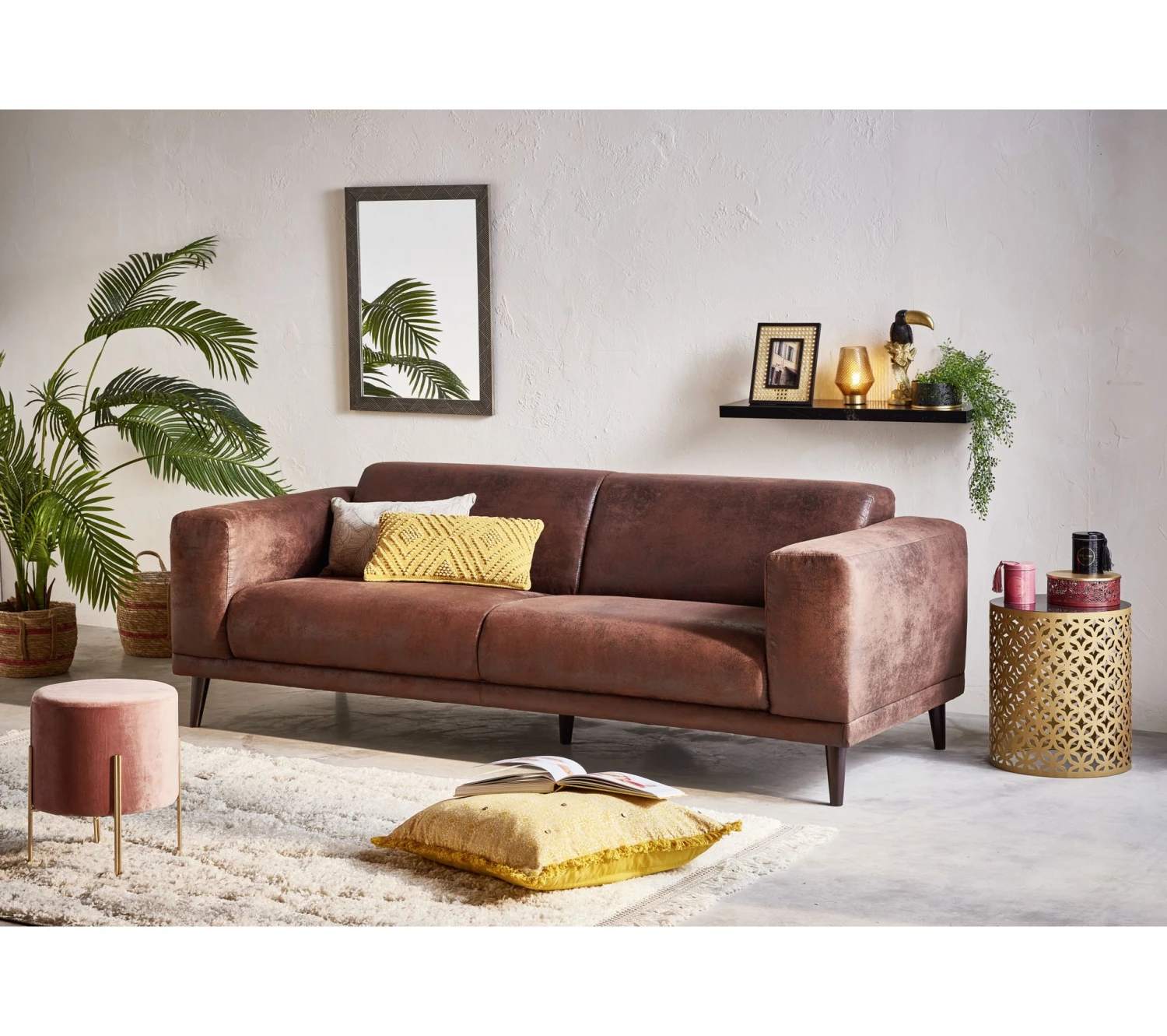 Les meilleures critiques de 🔔 TIME Canapé 3 places OSLO VINTAGE tissu gobi marron 👏 3 Les meilleures critiques de 🔔 TIME Canapé 3 places OSLO VINTAGE tissu gobi marron 👏