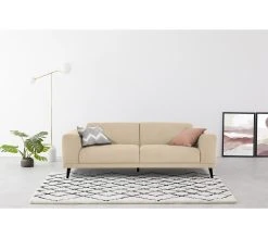 De gros 😉 TIME Canap&eacute; 3 places OSLO tissu apolo 9 sable ⭐