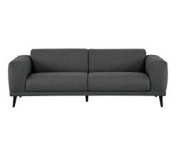 Tout neuf ⭐ TIME Canap&eacute; 3 places OSLO tissu malmo new 96 anthracite 🎉 -Espace Déco Magasin 5907690918231 F