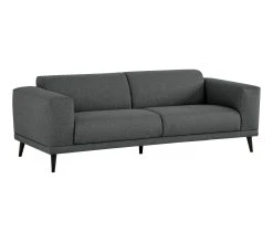 Tout neuf ⭐ TIME Canap&eacute; 3 places OSLO tissu malmo new 96 anthracite 🎉 -Espace Déco Magasin 5907690918231 Q