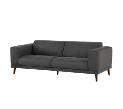 Coupon 💯 TIME Canap&eacute; 3 places pieds bois OSLO tissu crown &eacute;b&egrave;ne 🔥 -Espace Déco Magasin 5907690927059 P