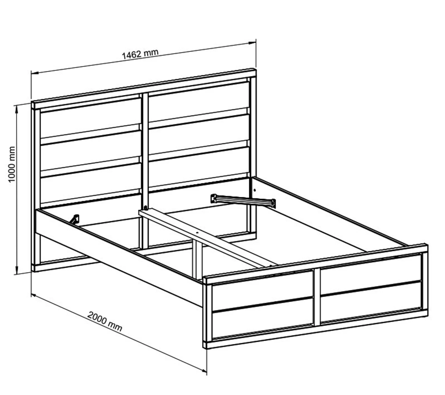 Bon marché 🎉 TIME Lit 140x190 cm ARTHUR anthracite et pin massif ⌛ 11 Bon marché 🎉 TIME Lit 140x190 cm ARTHUR anthracite et pin massif ⌛ – Image 9